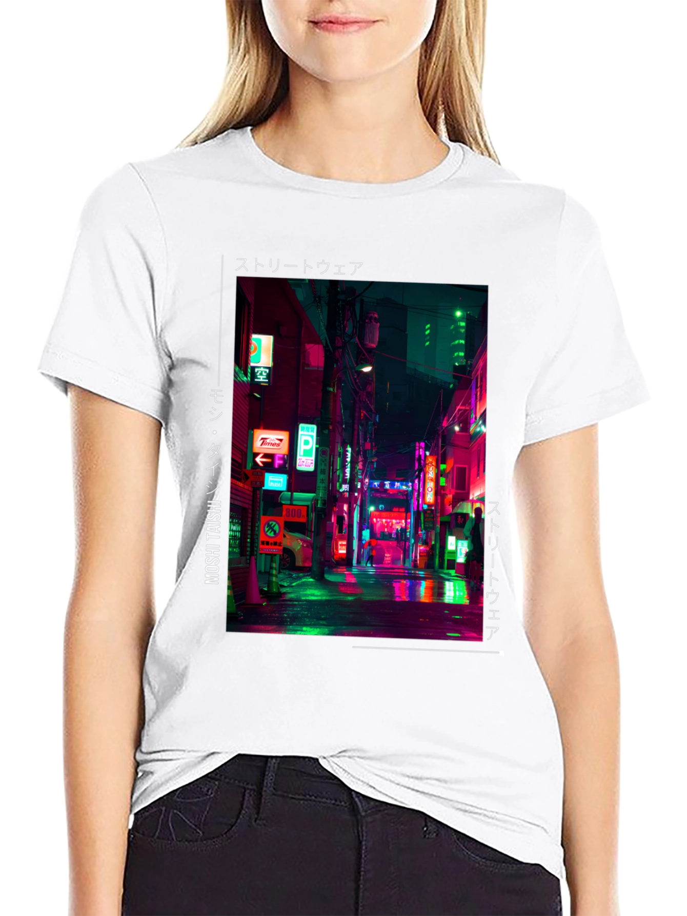 Neon Tokyo Streetwear T-Shirt