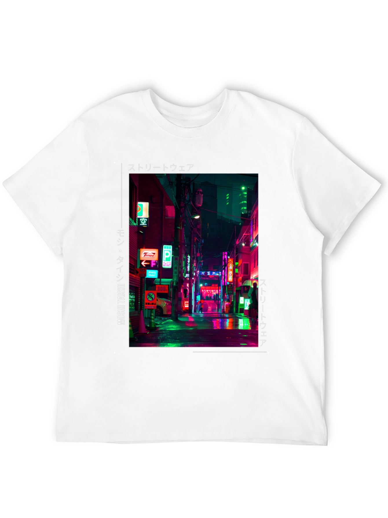 Neon Tokyo Streetwear T-Shirt