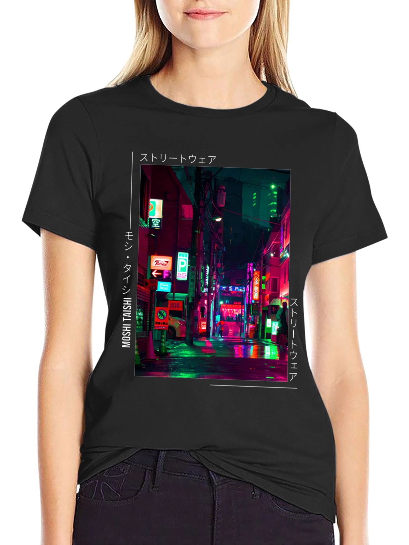 Neon Tokyo Streetwear T-Shirt