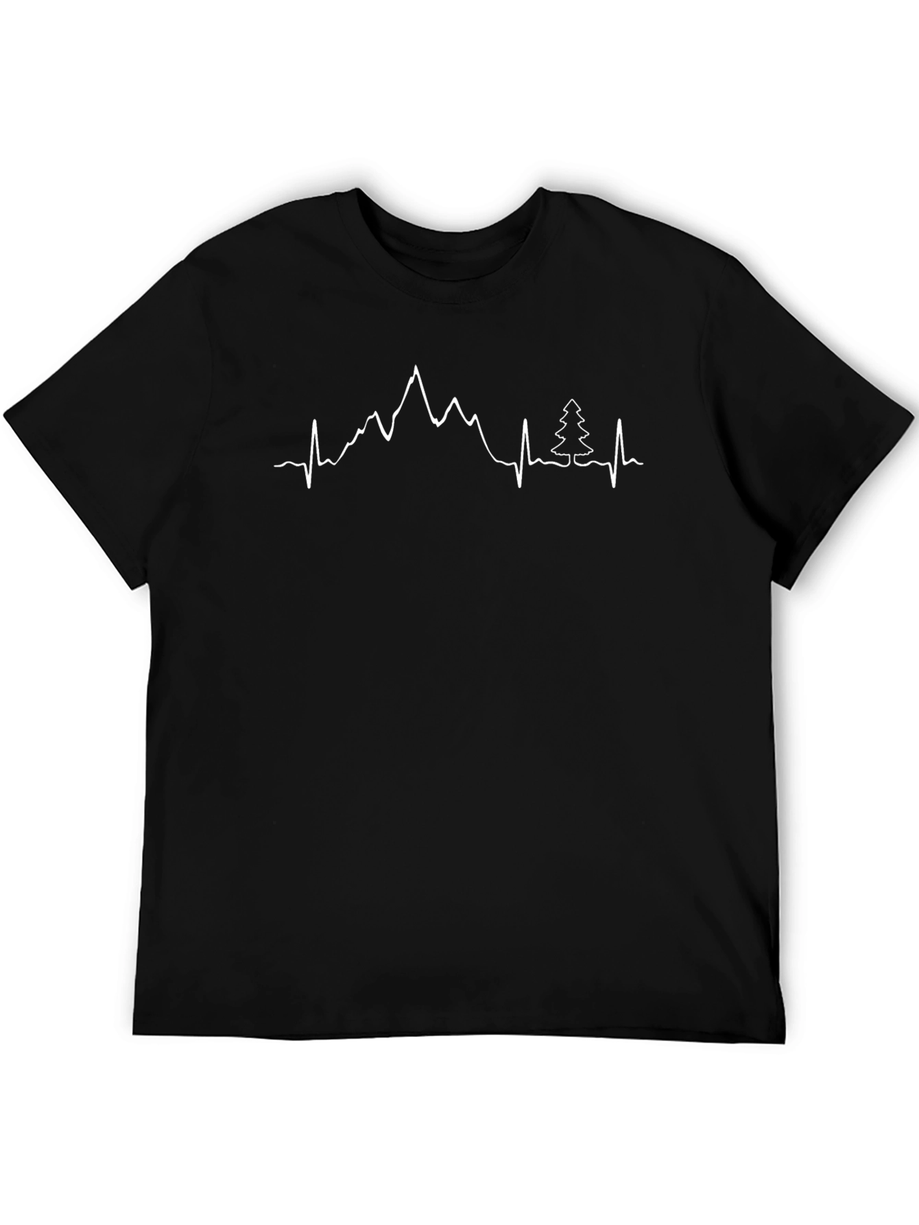 Mountain Heartbeat Graphic Tee - Nature Lover T-Shirt