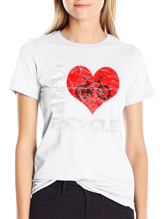 I Love Bicycle Graphic T-Shirt