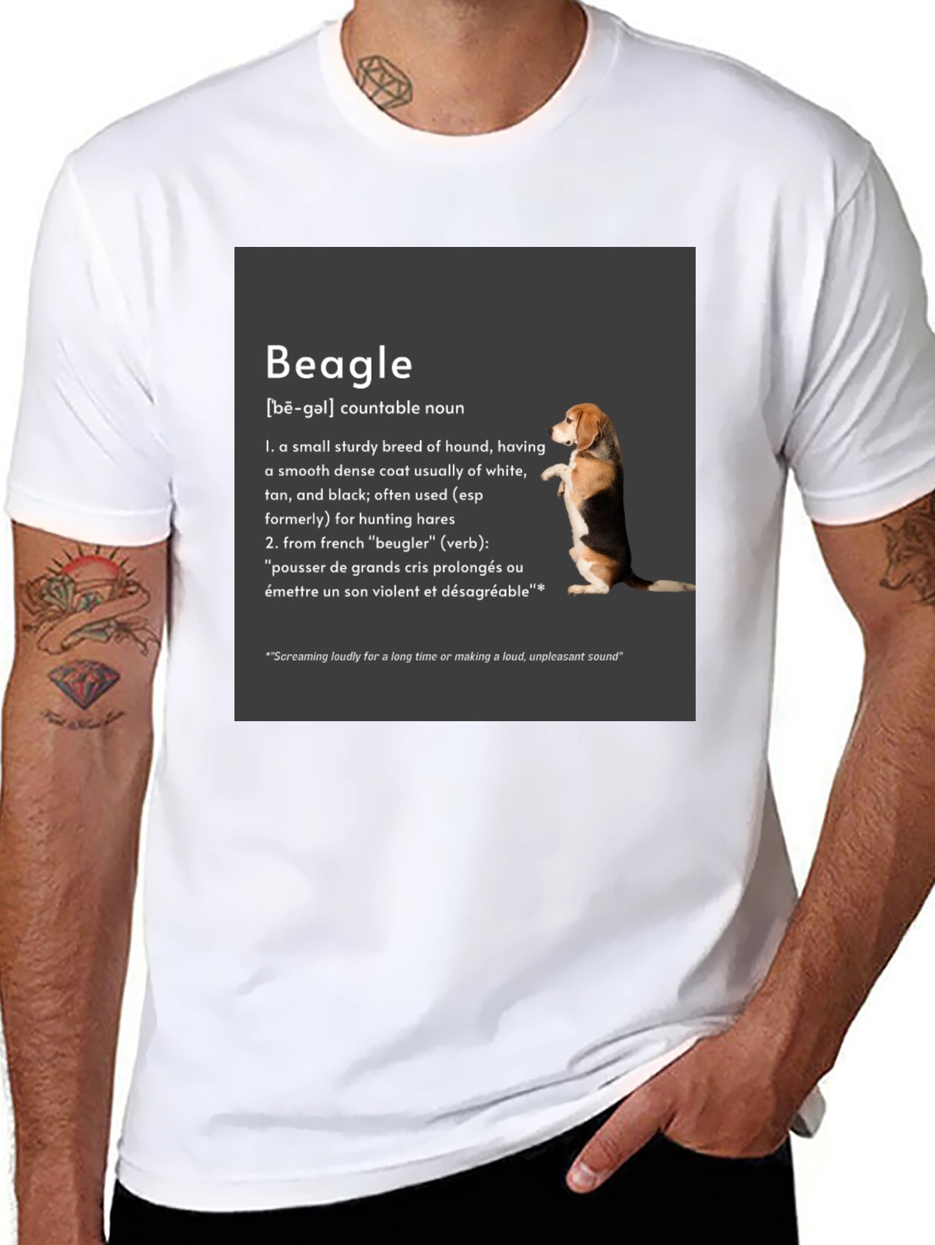 Beagle Definition Graphic T-Shirt