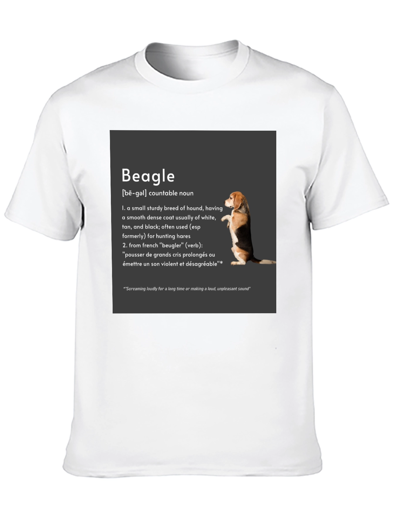 Beagle Definition Graphic T-Shirt