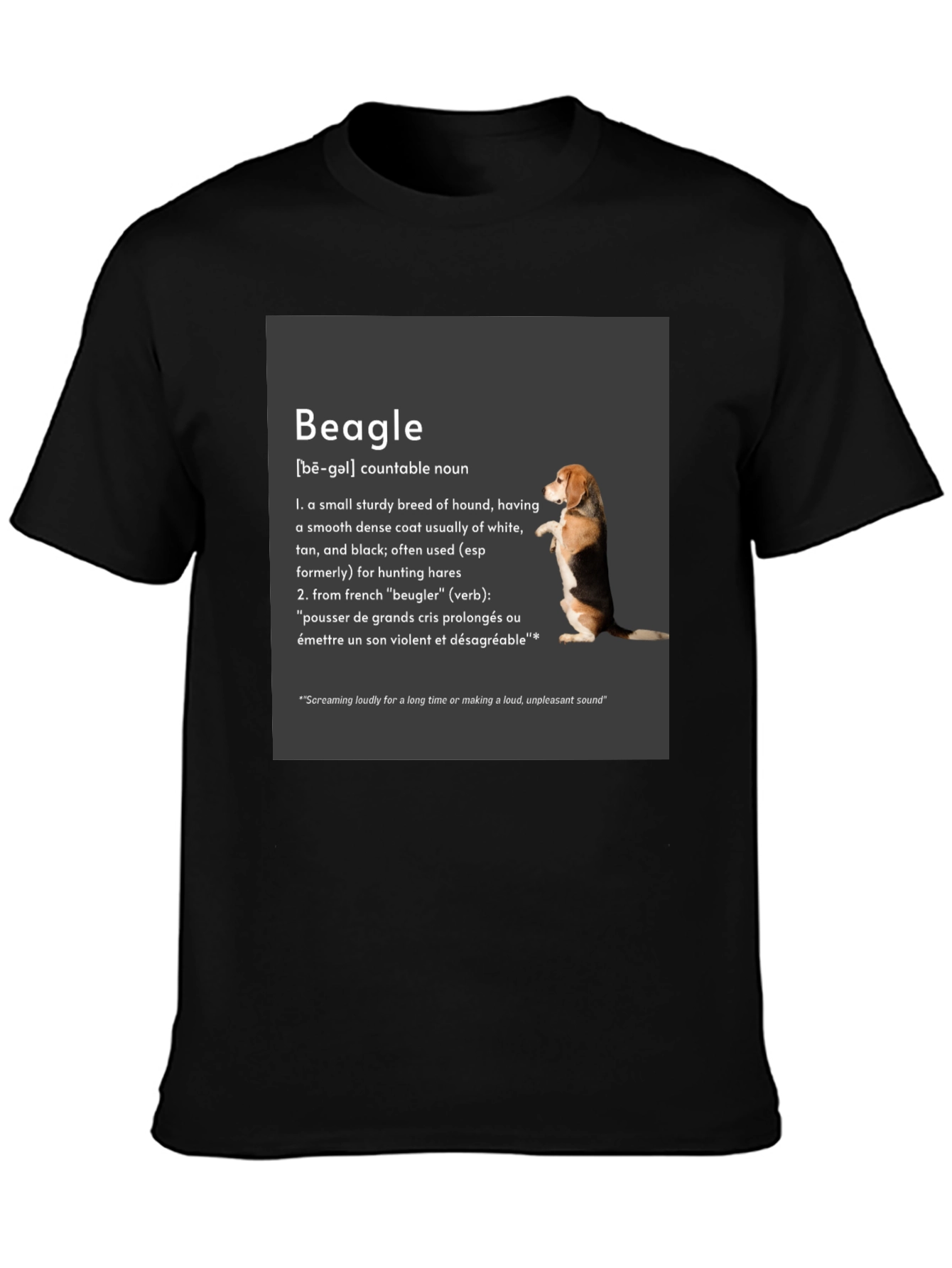 Beagle Definition Graphic T-Shirt