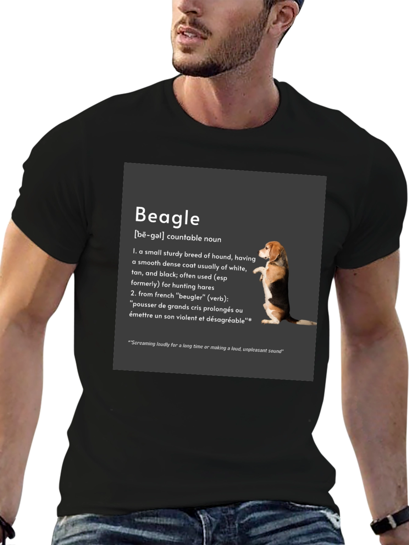 Beagle Definition Graphic T-Shirt
