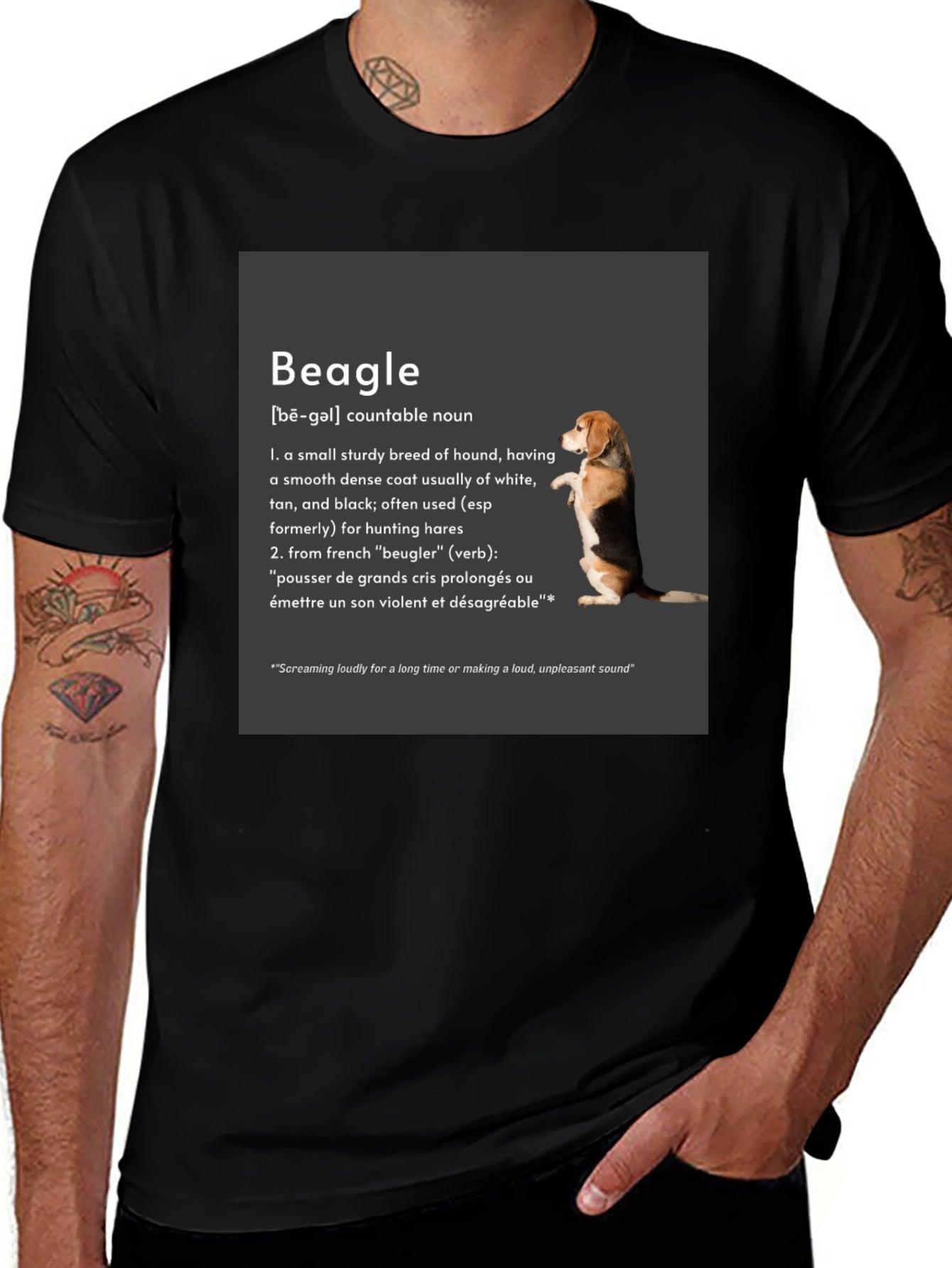 Beagle Definition Graphic T-Shirt