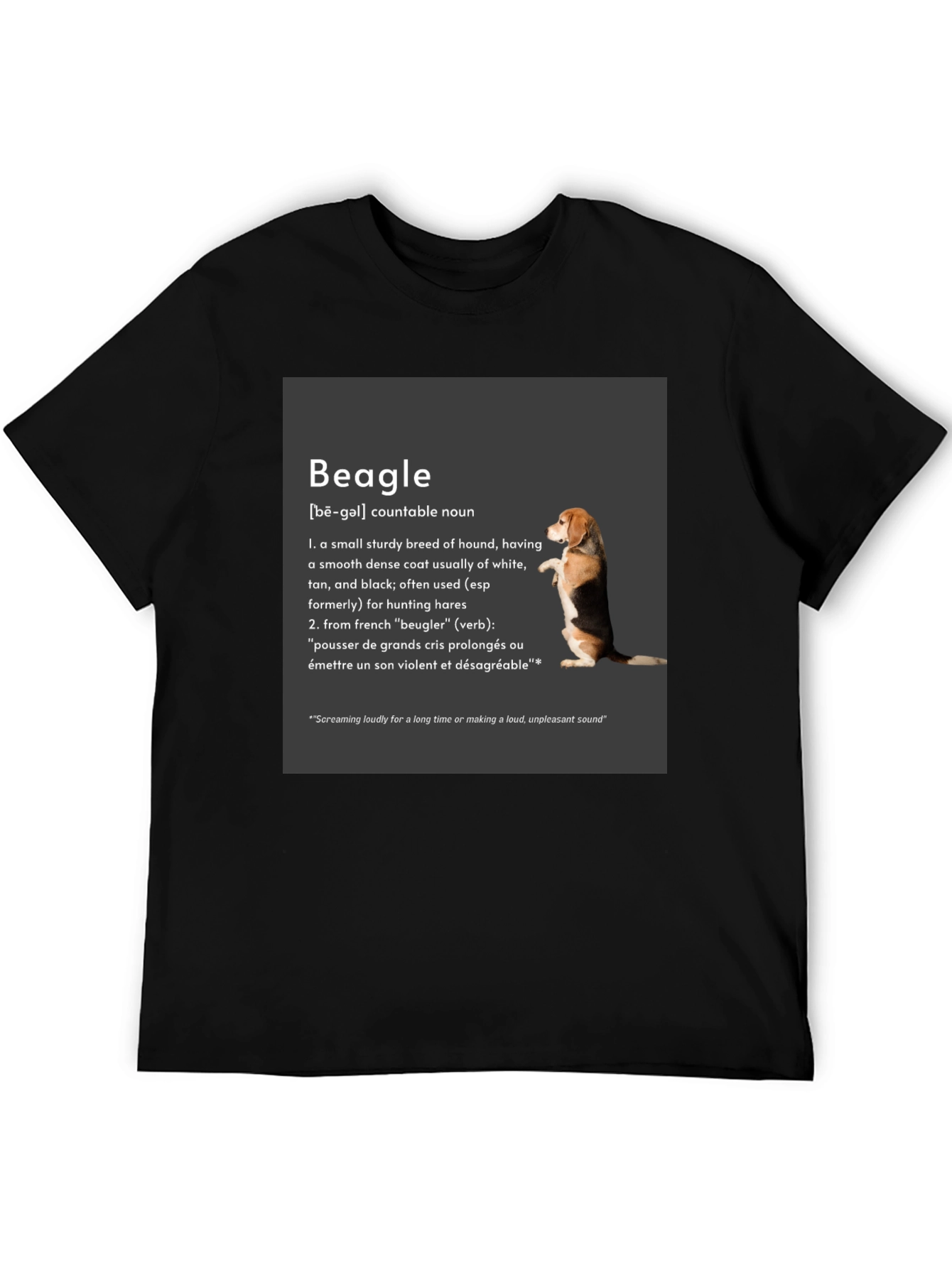 Beagle Definition Graphic T-Shirt
