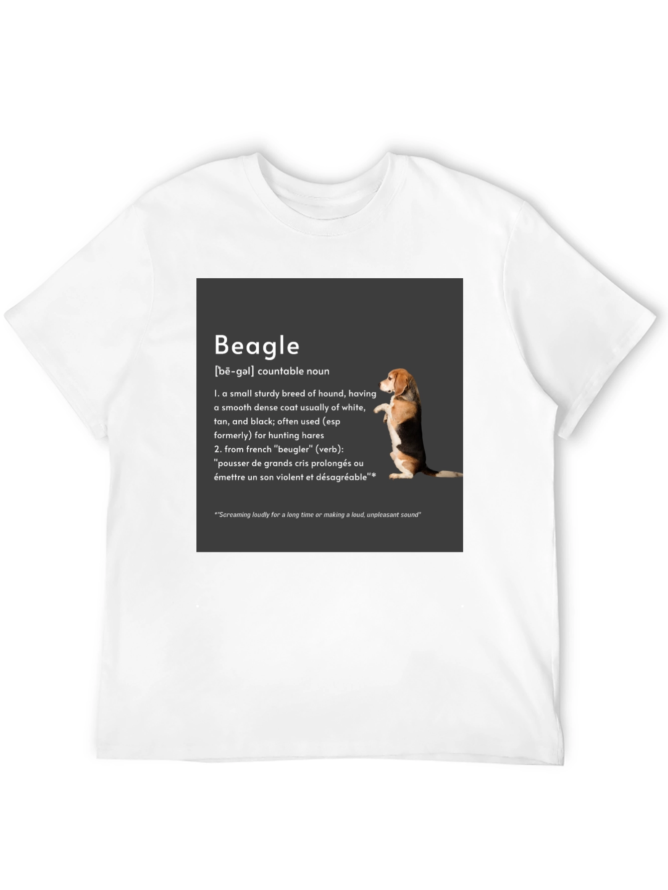 Beagle Definition Graphic T-Shirt