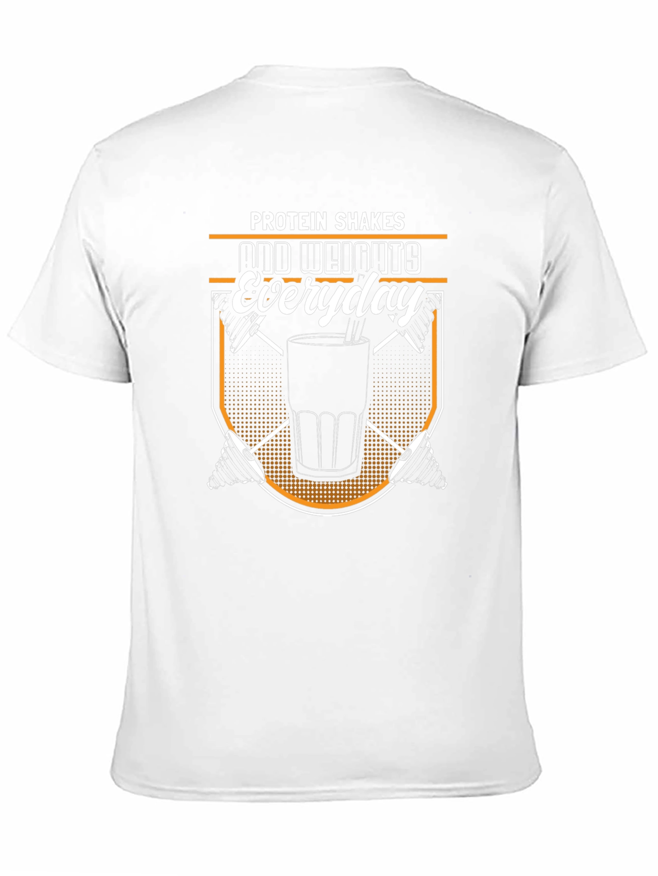 Protein Shakes and Weights Everyday Black T-Shirt