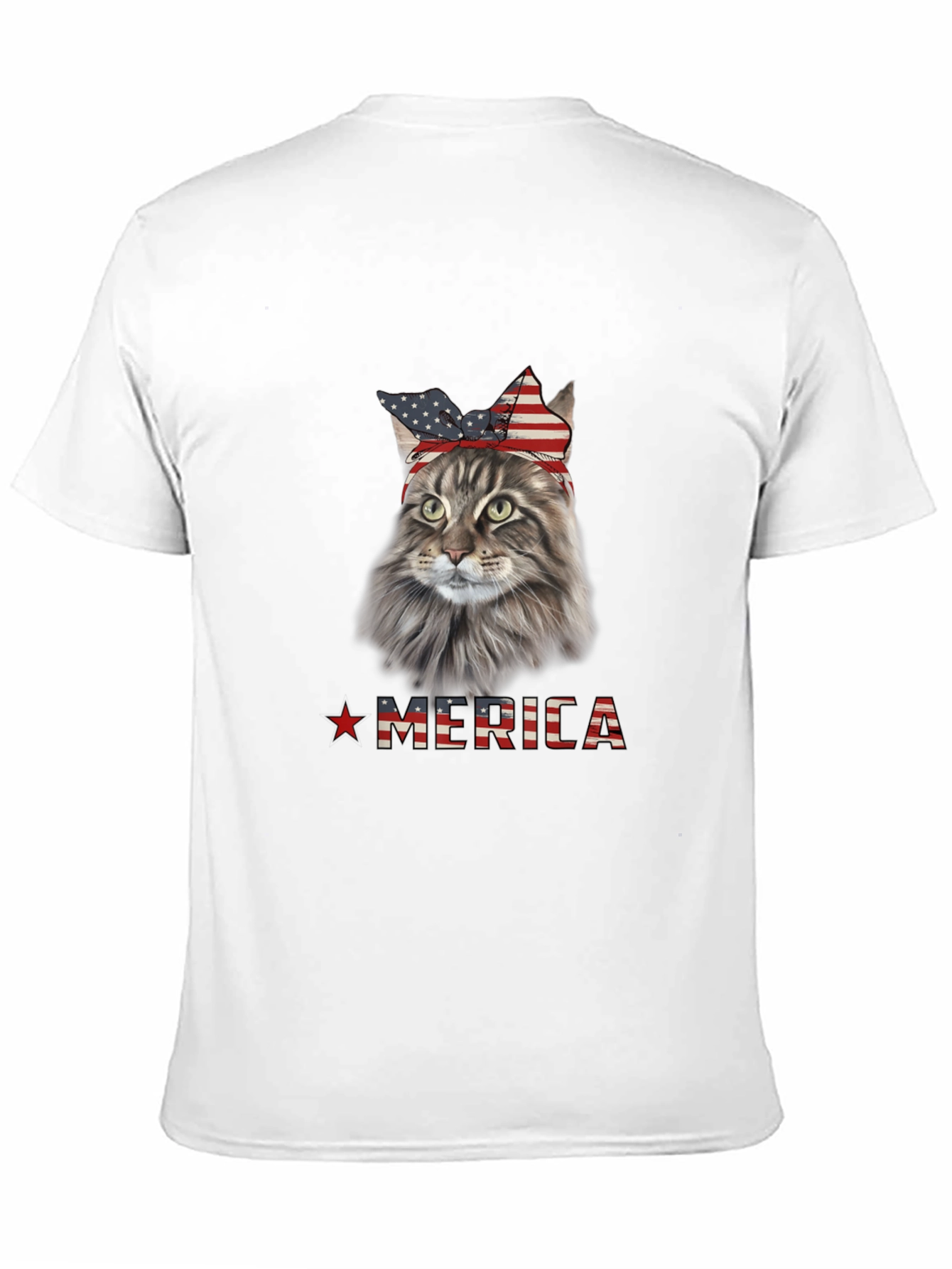 Patriotic Cat Merica T-Shirt