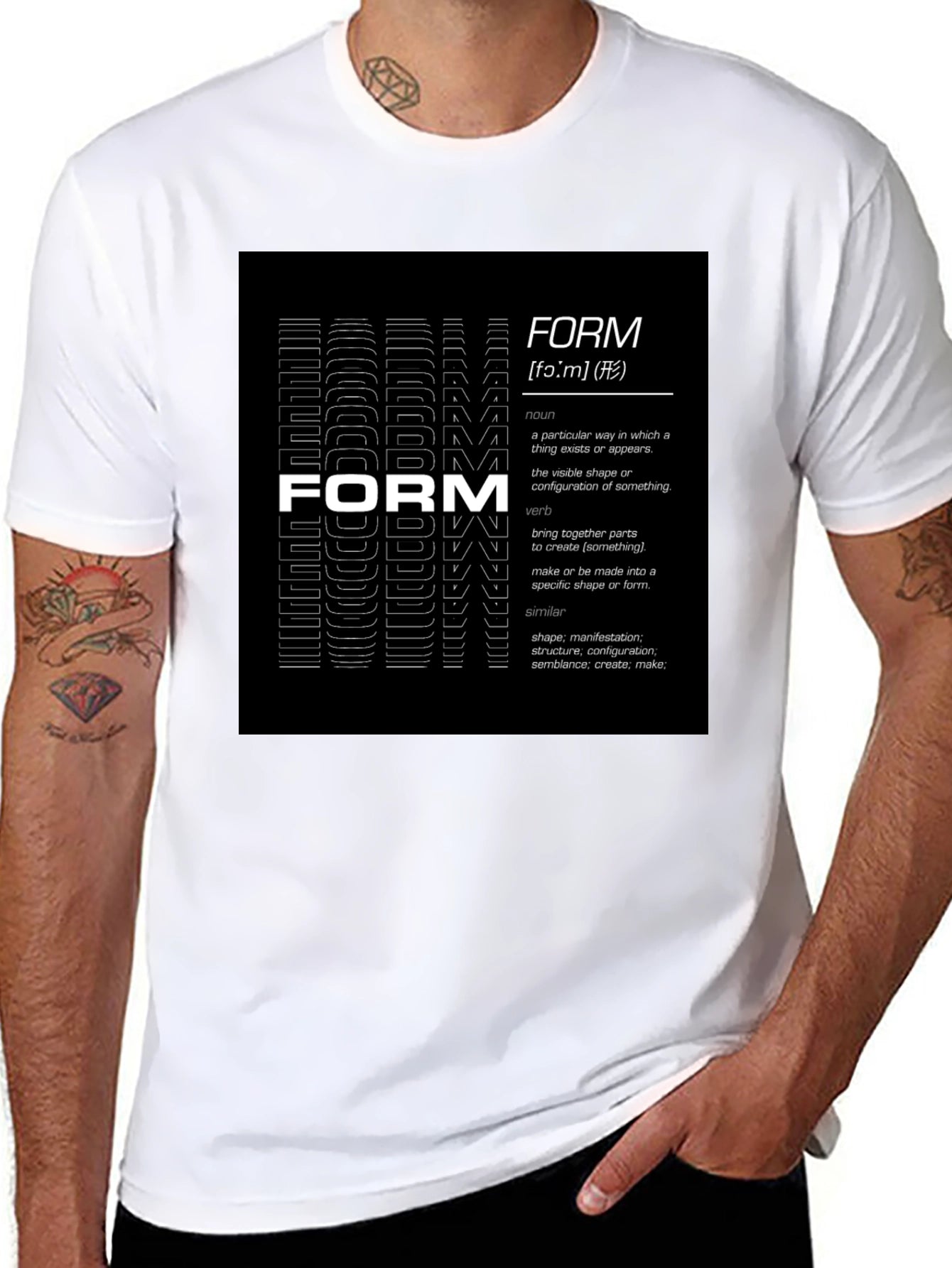Form Definition Graphic Print T-Shirt