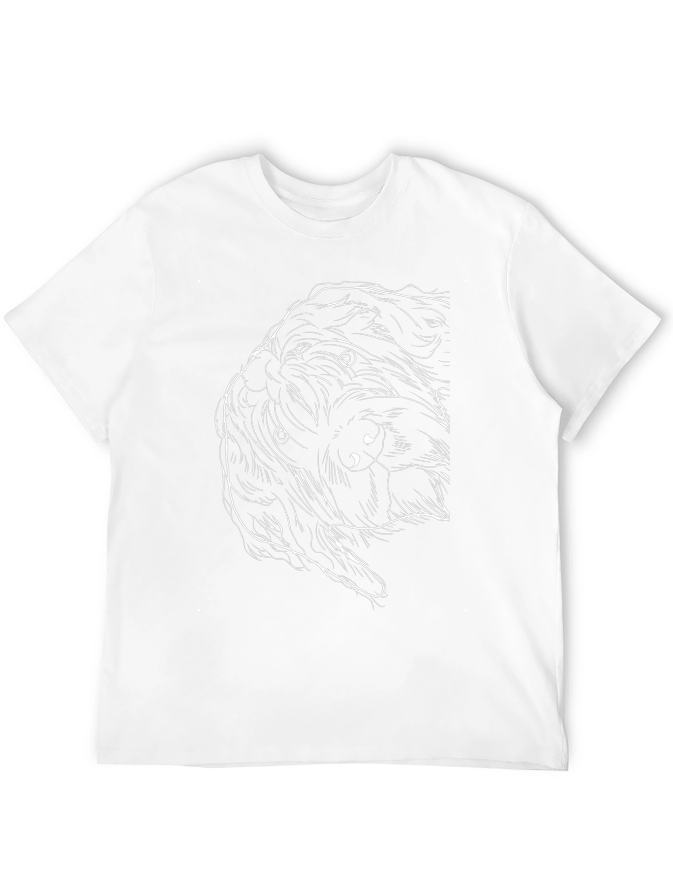 Dog Sketch Black T-Shirt