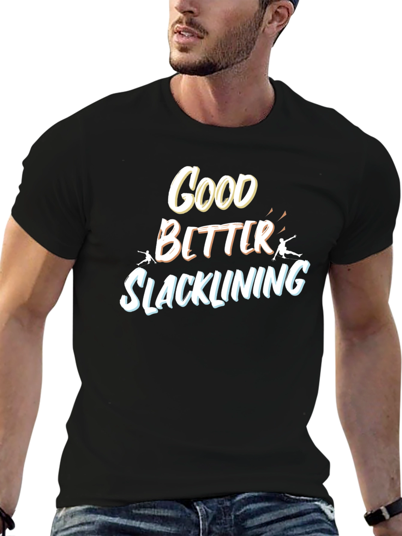 Good Better Slacklining T-Shirt - Black
