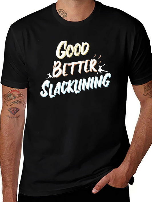 Good Better Slacklining T-Shirt - Black