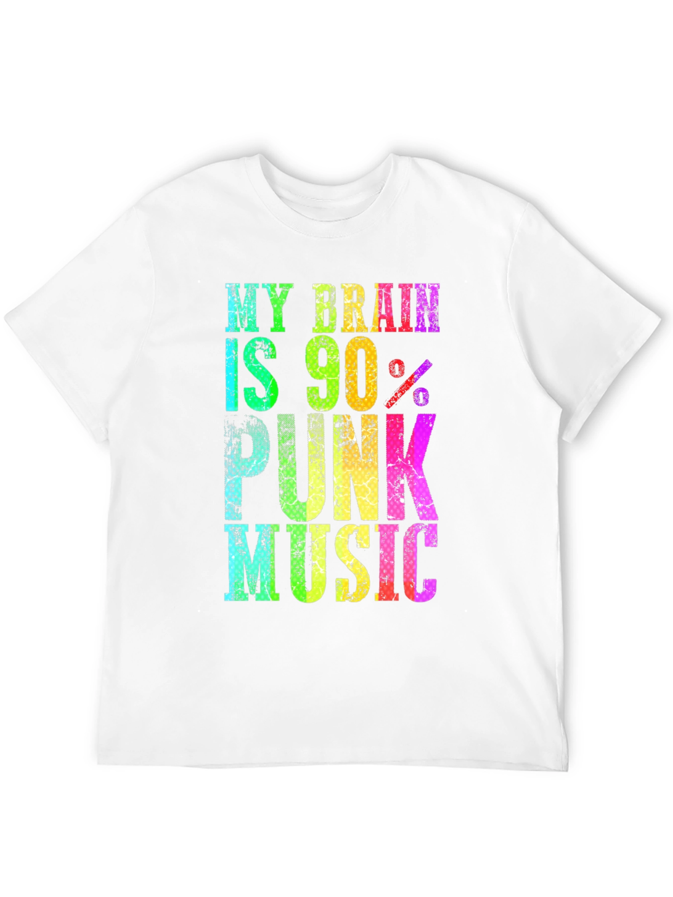 My Brain Is 90% Punk Music Graphic Tee