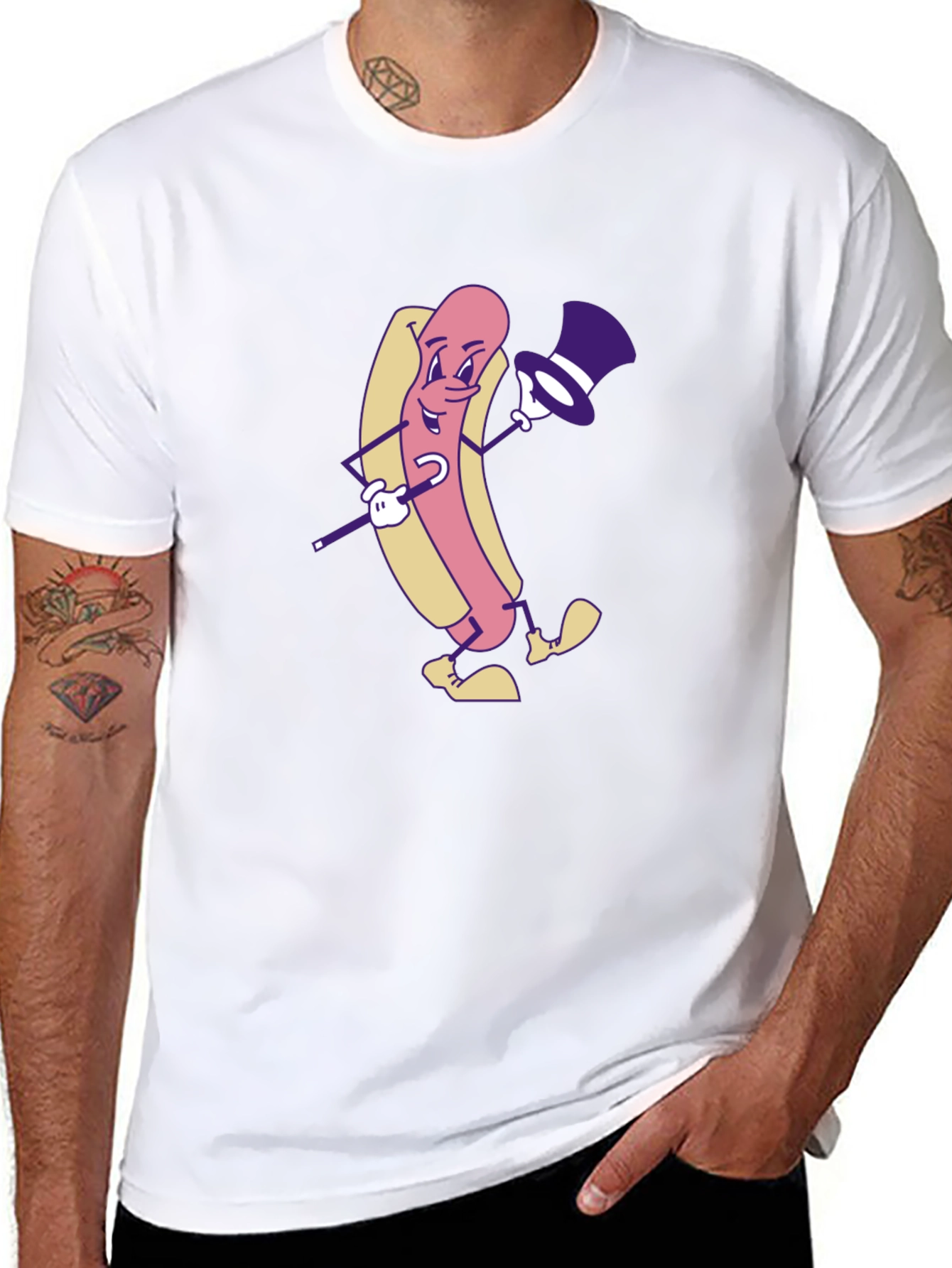 Hot Dog Magician Graphic T-Shirt