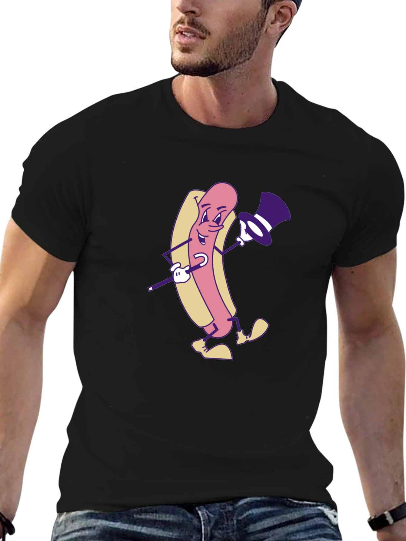 Hot Dog Magician Graphic T-Shirt