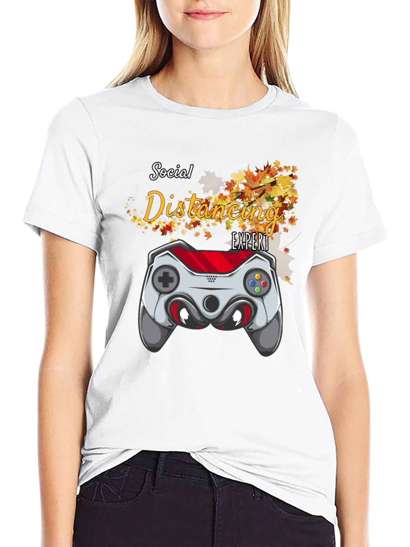 Social Distancing Expert Gamer T-Shirt