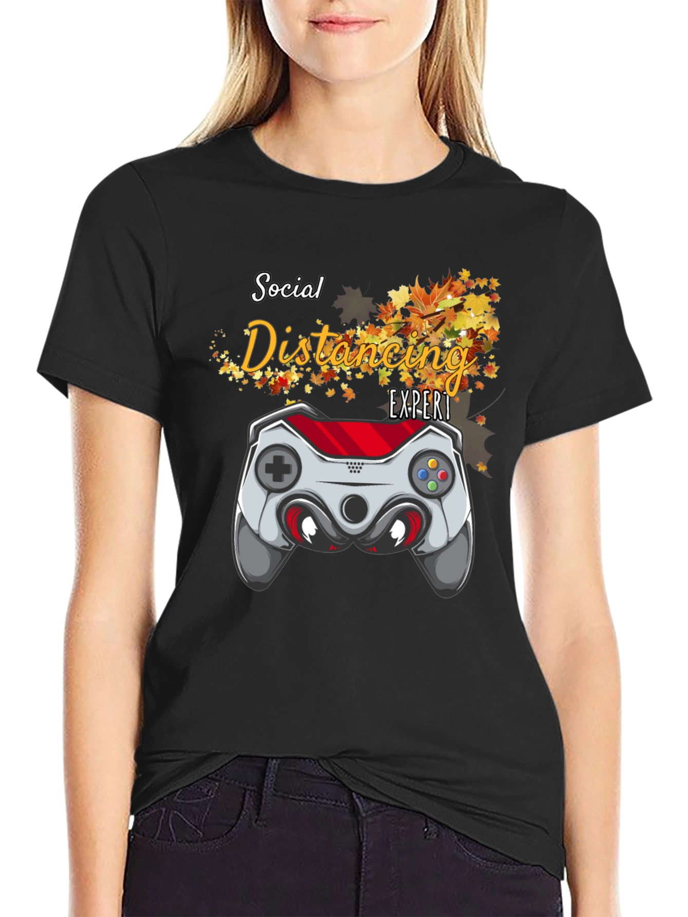 Social Distancing Expert Gamer T-Shirt