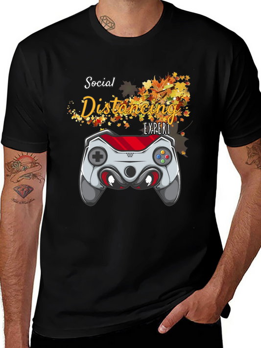 Social Distancing Expert Gamer T-Shirt