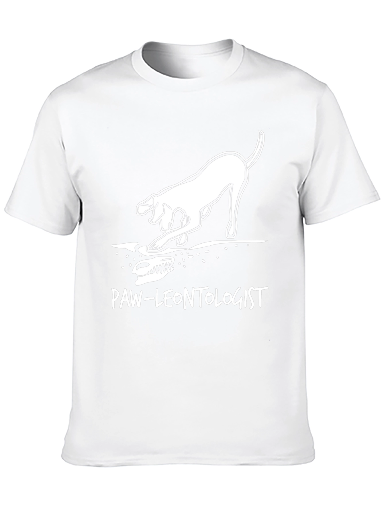 Paw-leontology T-Shirt: Dog Digging Dinosaur Bones