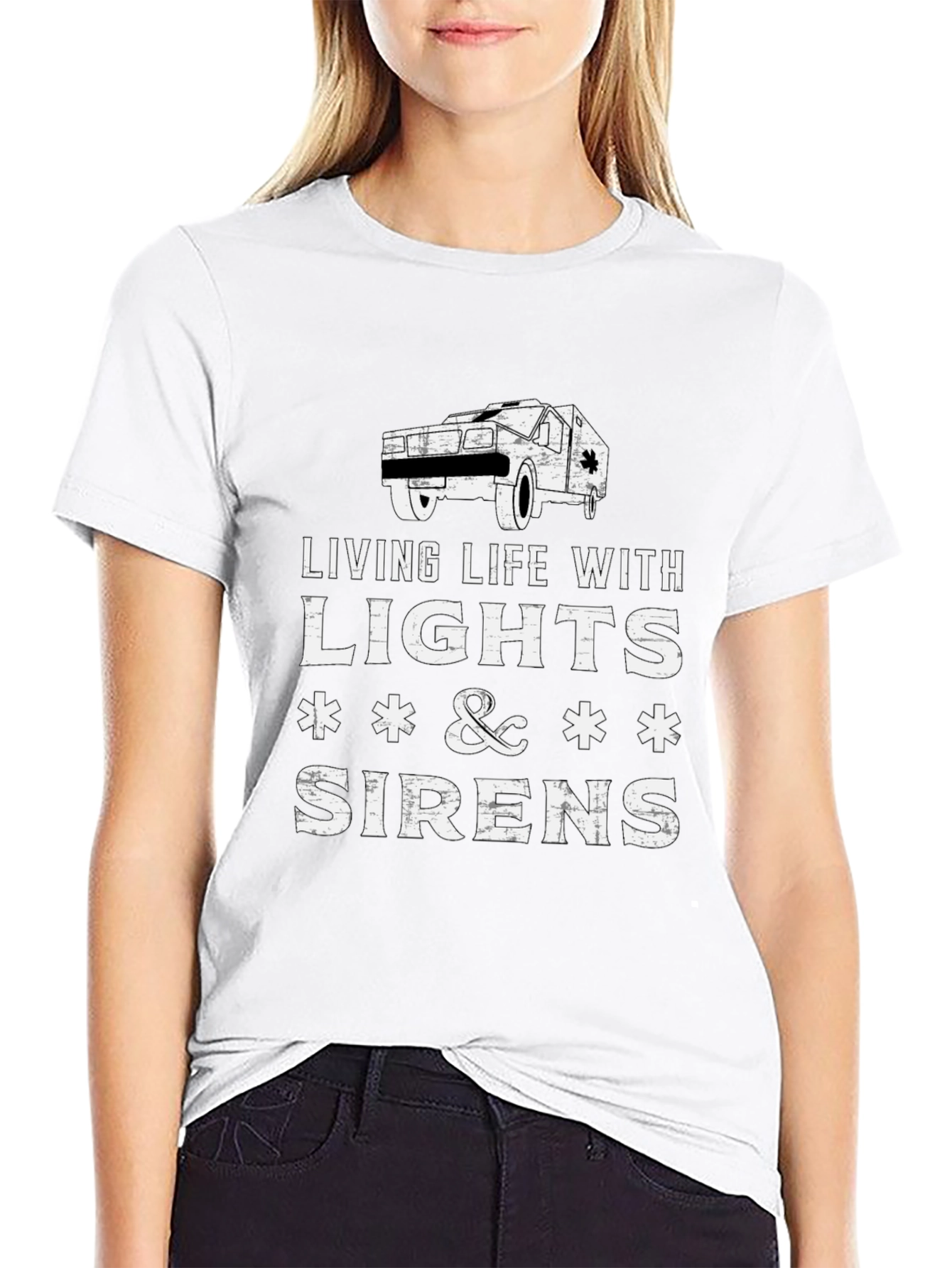 Living Life With Lights & Sirens T-Shirt