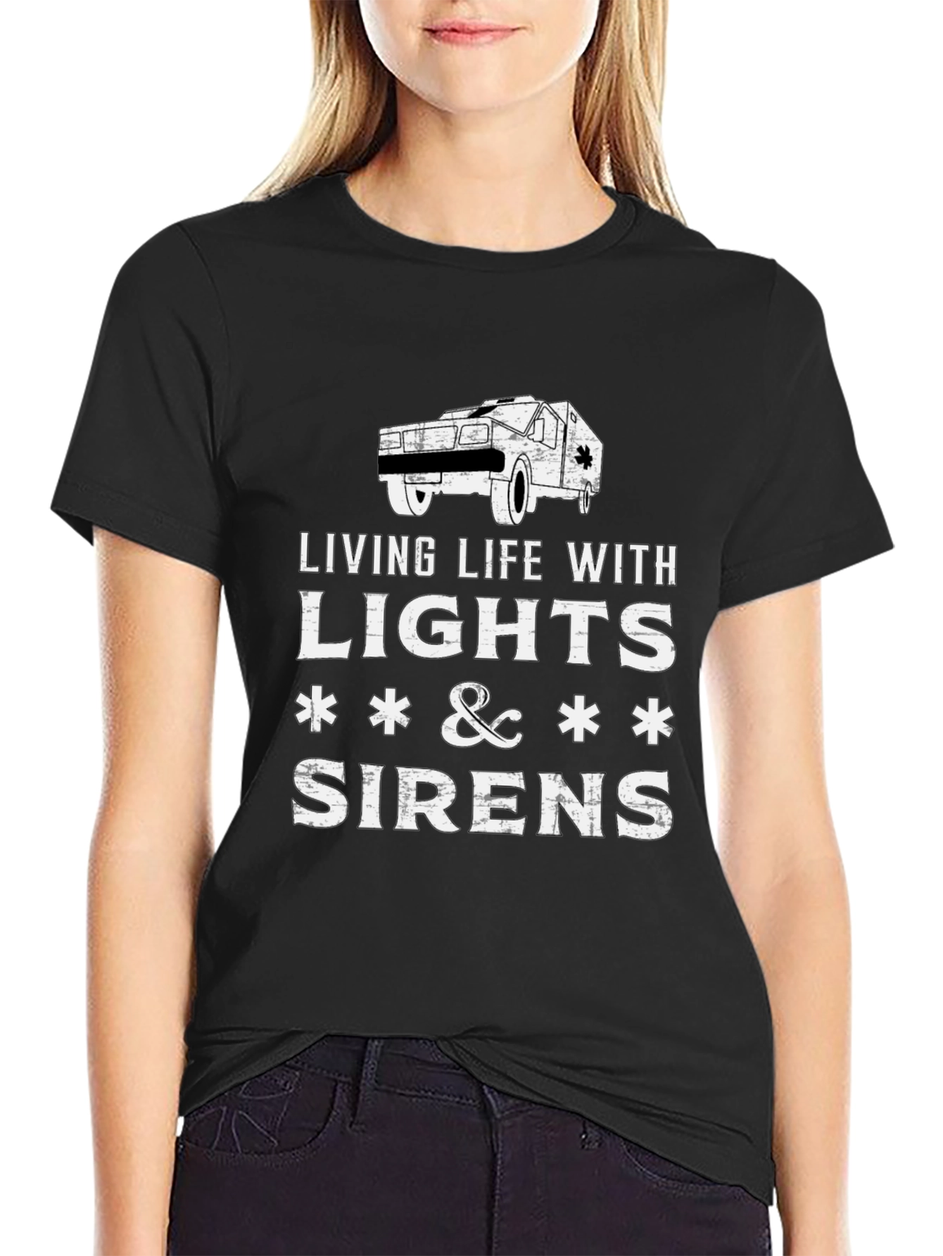 Living Life With Lights & Sirens T-Shirt