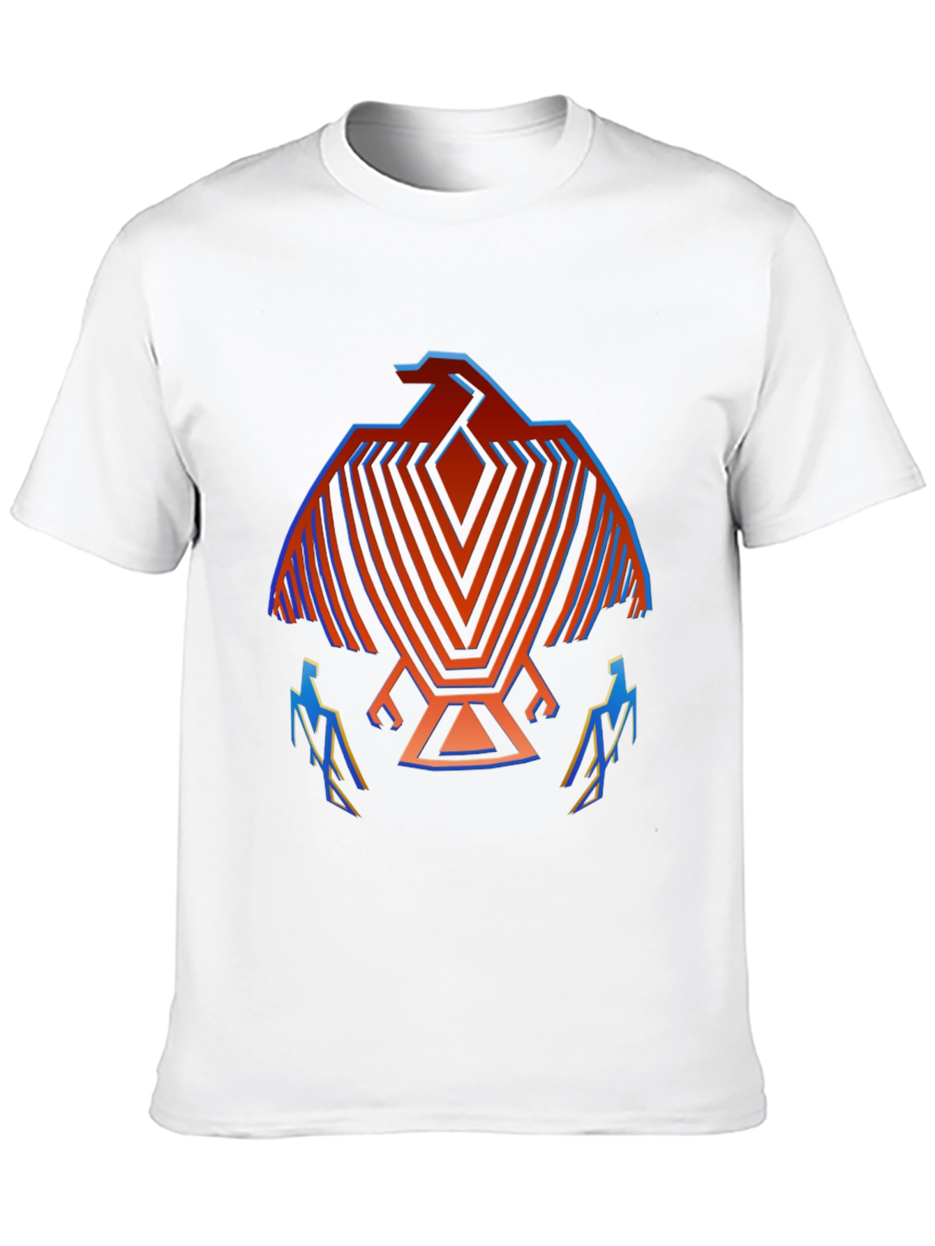 Geometric Bird Graphic T-Shirt