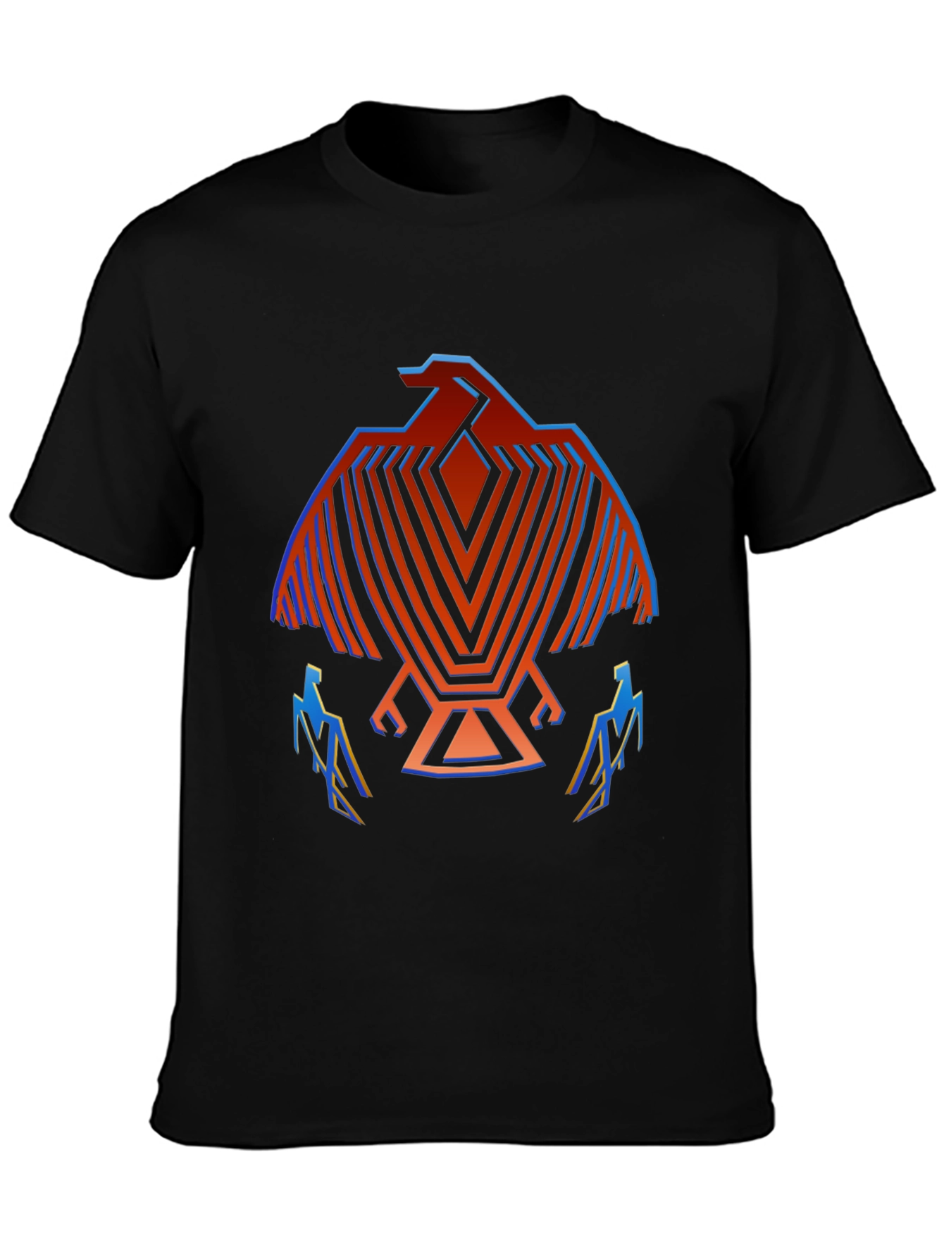 Geometric Bird Graphic T-Shirt