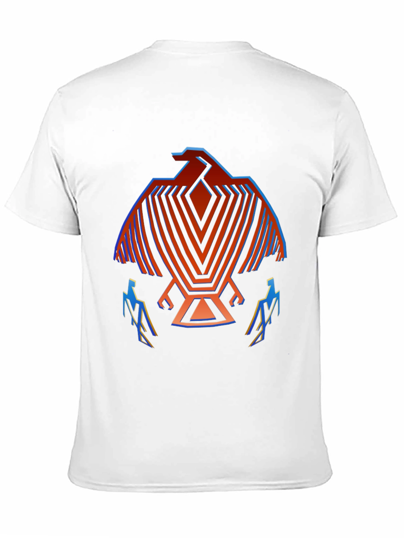 Geometric Bird Graphic T-Shirt