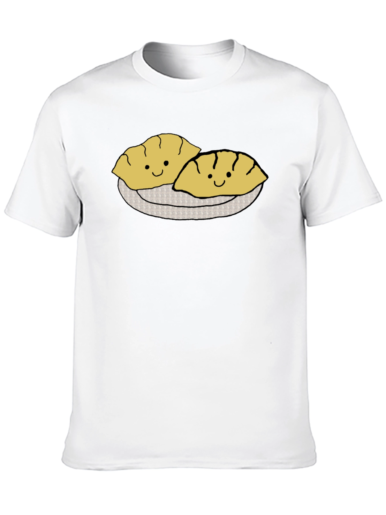 Cute Dumpling T-Shirt - Smiling Food Tee