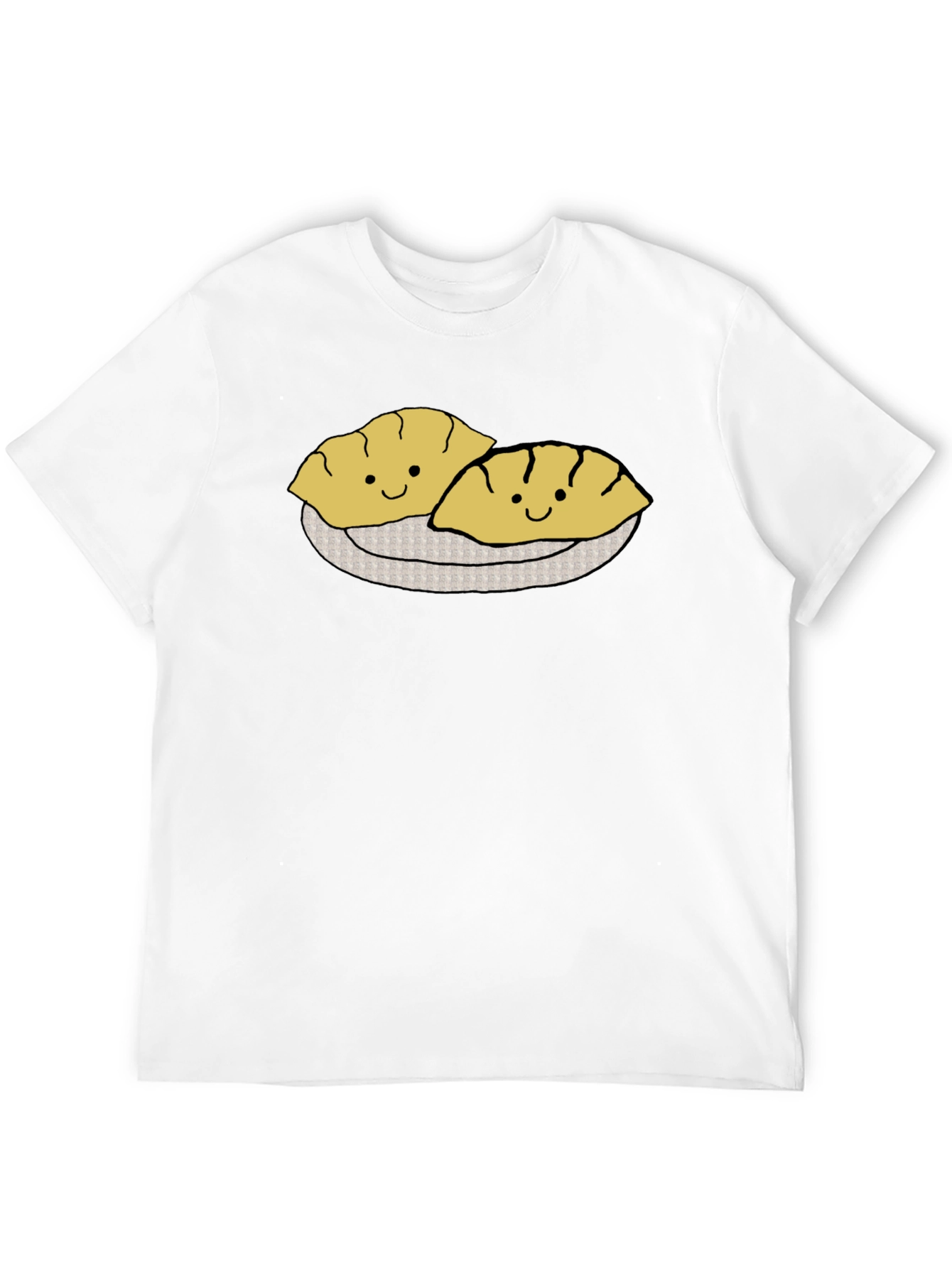 Cute Dumpling T-Shirt - Smiling Food Tee