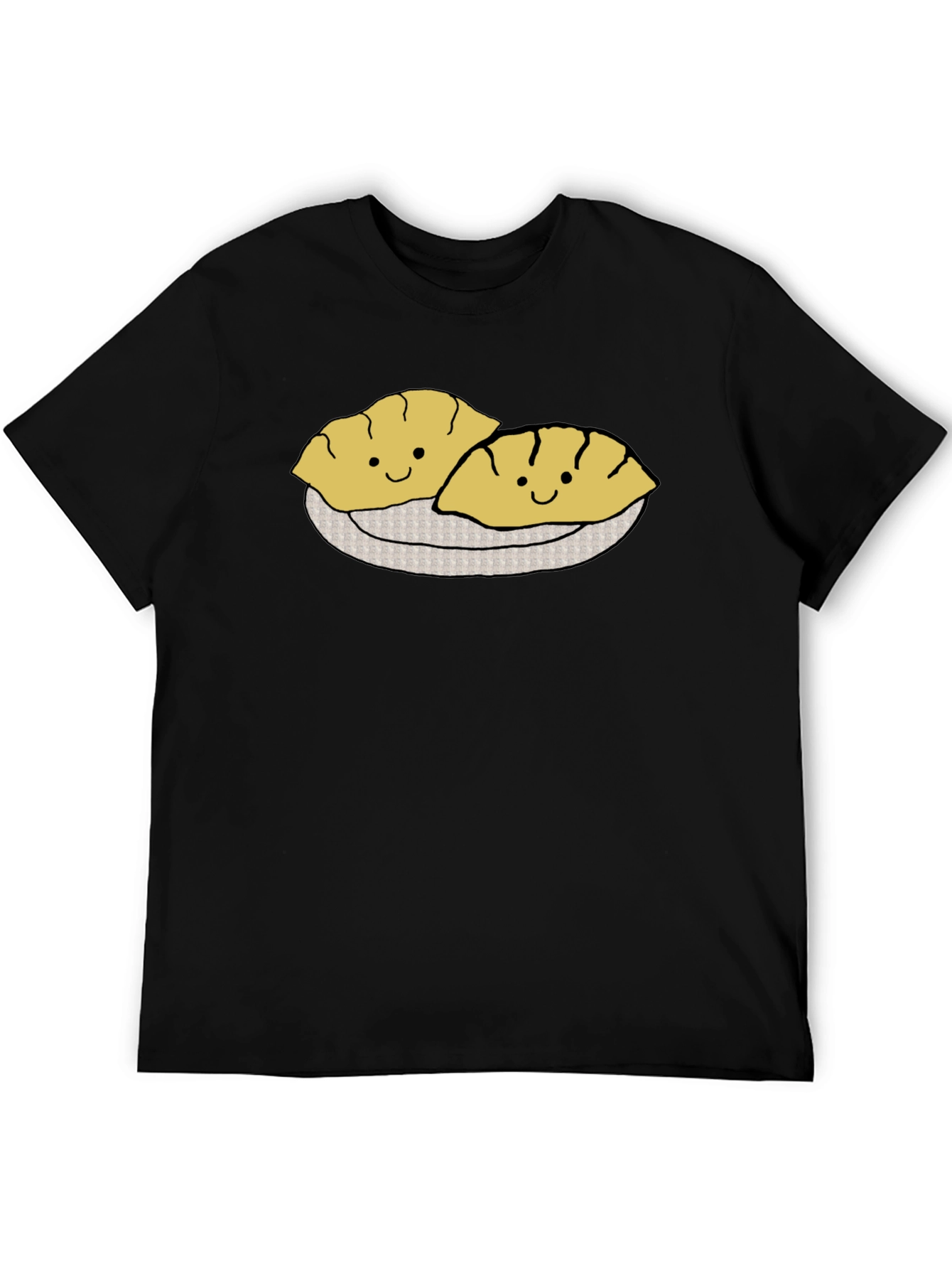 Cute Dumpling T-Shirt - Smiling Food Tee