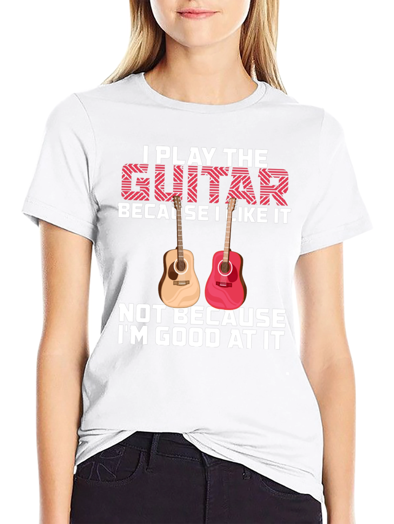 I Play the Guitar Graphic Tee