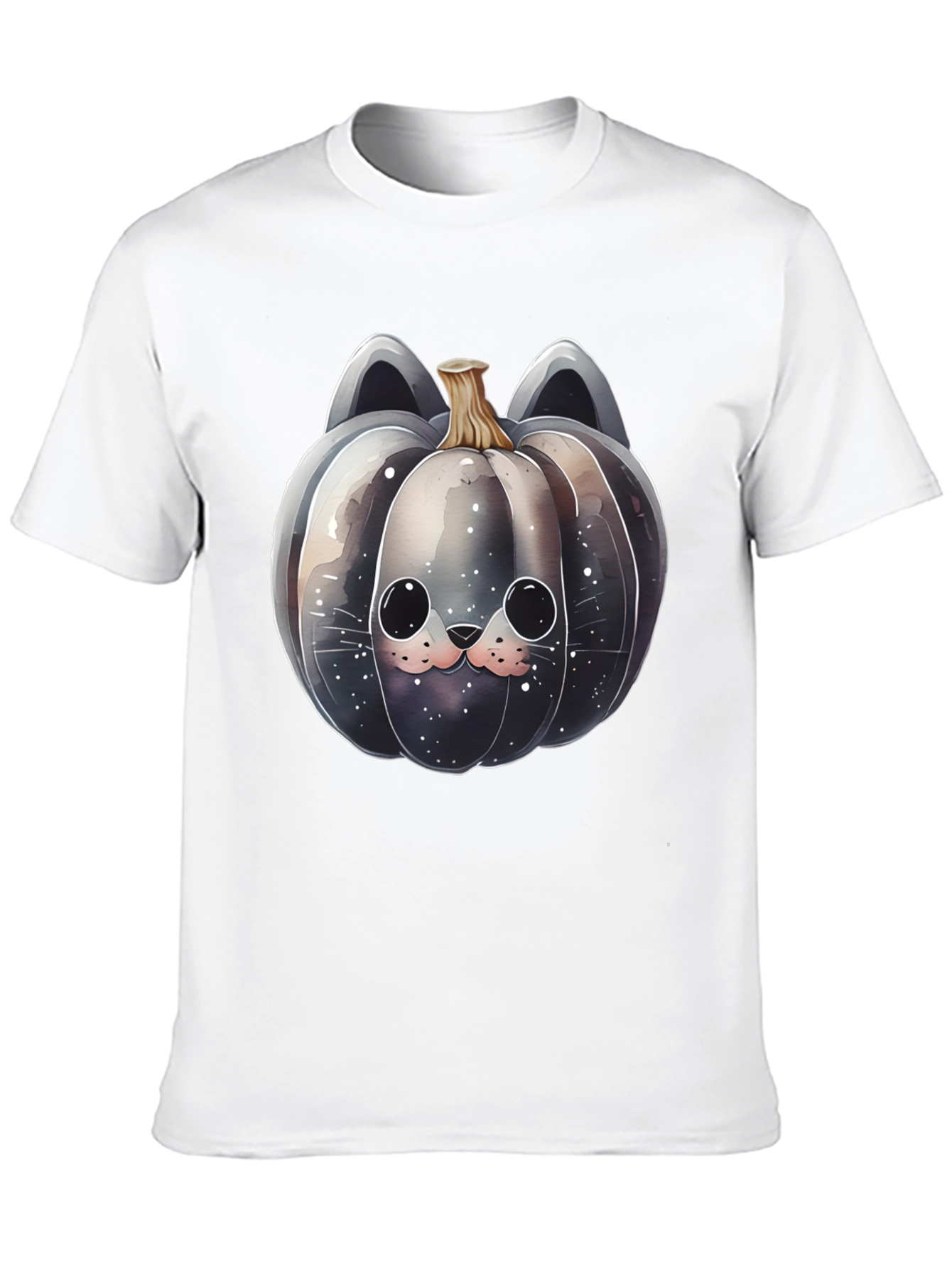 Spooky Cute Cat Pumpkin T-Shirt