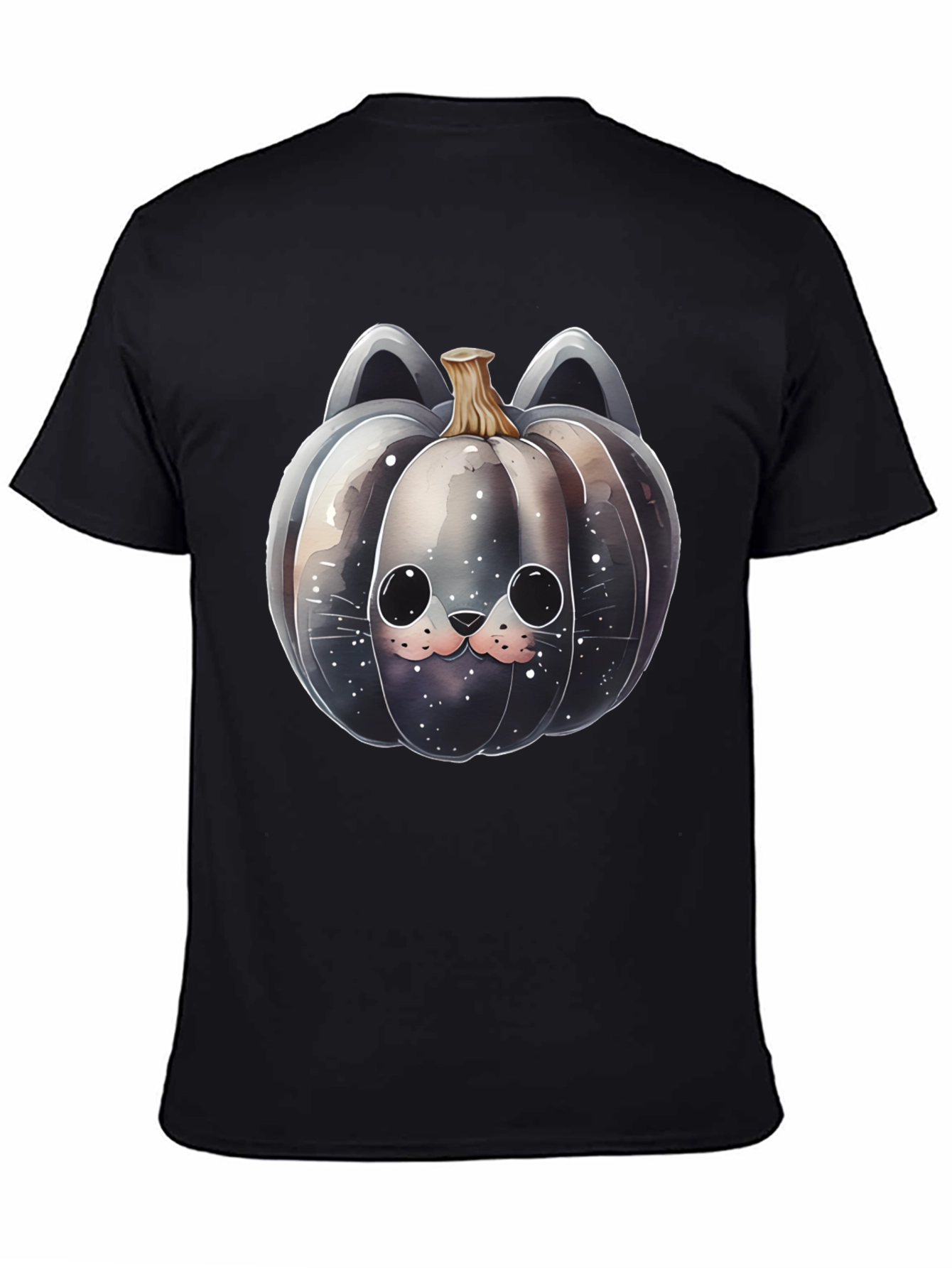 Spooky Cute Cat Pumpkin T-Shirt
