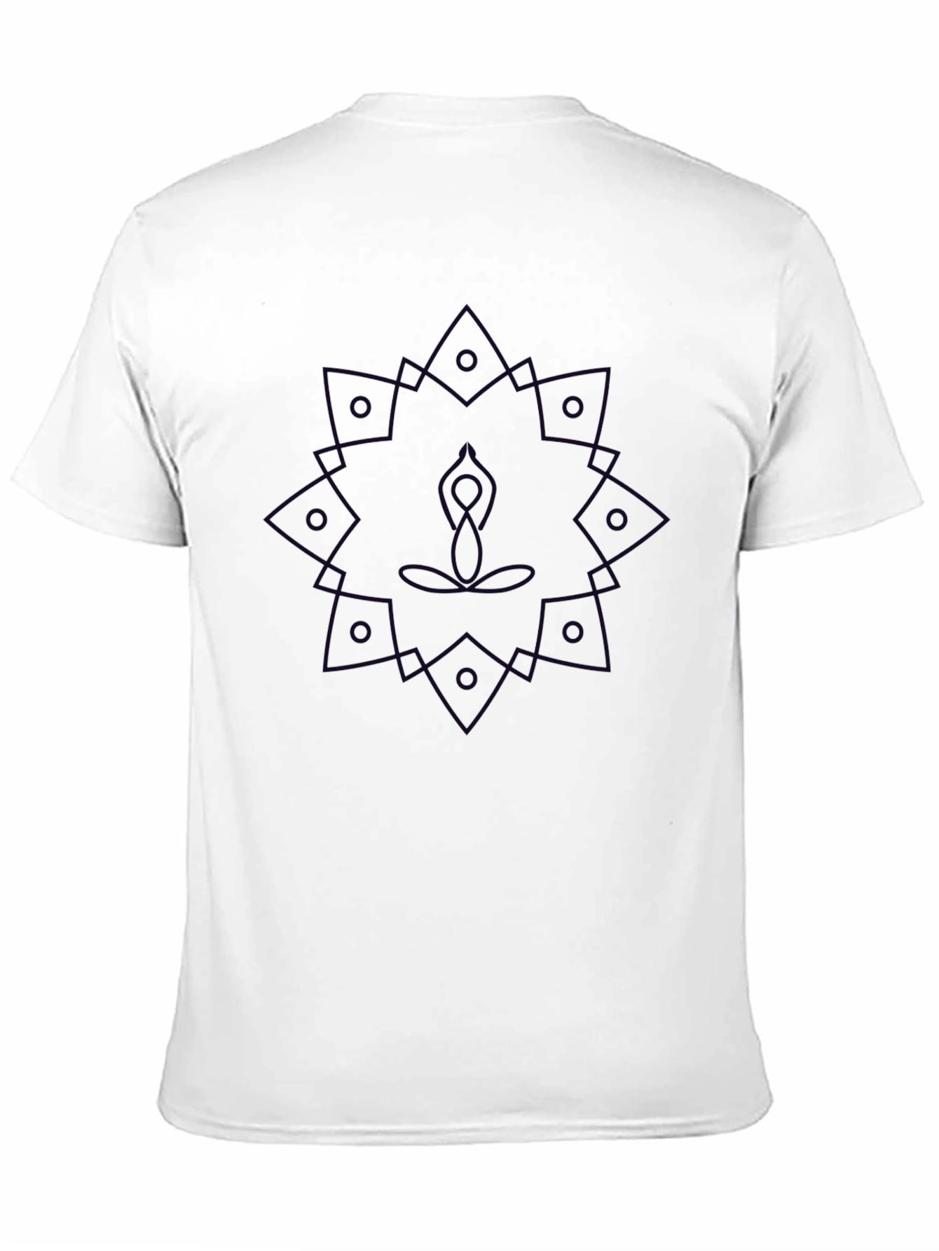 Geometric Mandala Yoga Graphic T-Shirt