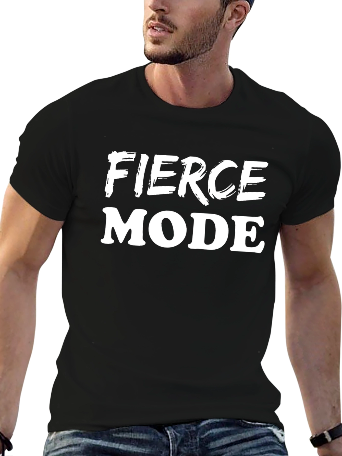Fierce Mode Black T-Shirt