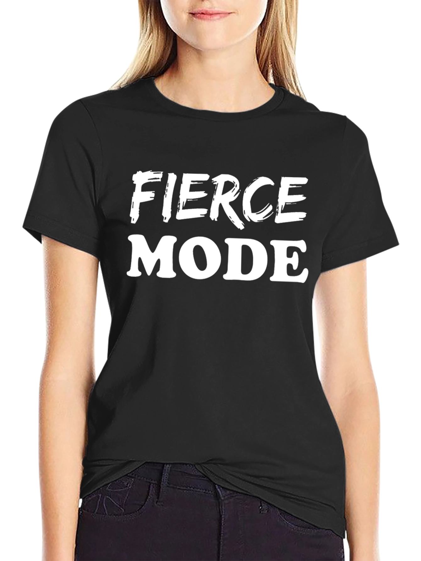 Fierce Mode Black T-Shirt