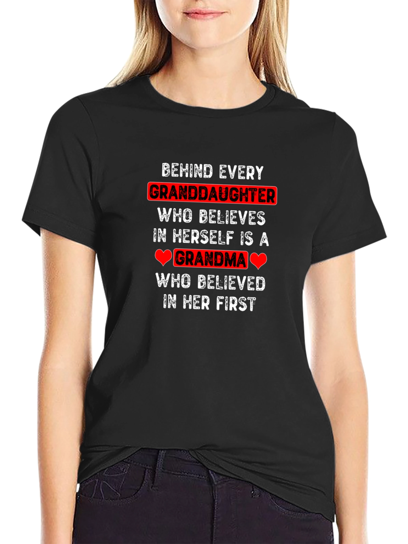 Granddaughter Grandma Graphic Tee