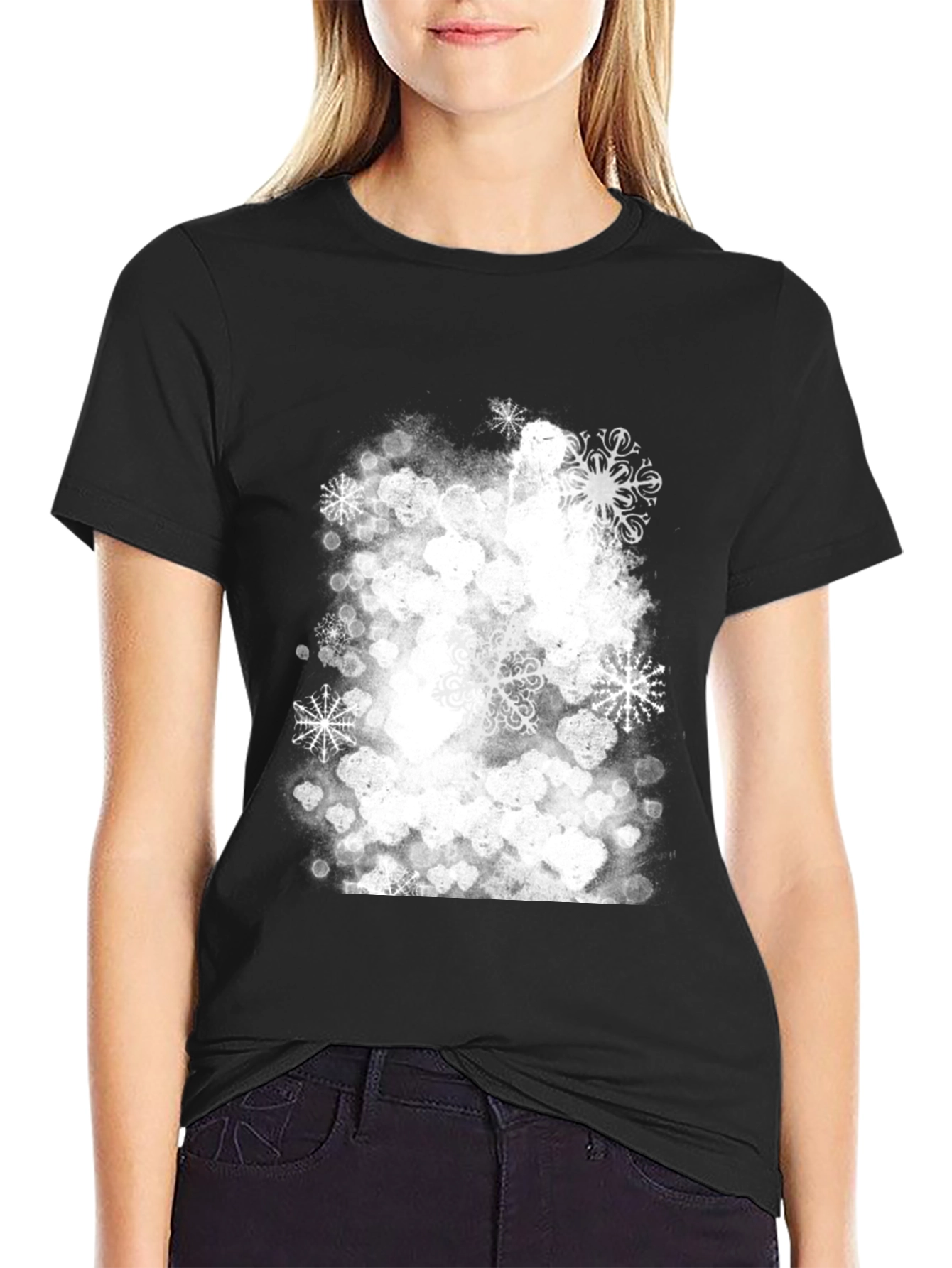 Snowflake Graphic Tee - Holiday Winter Style