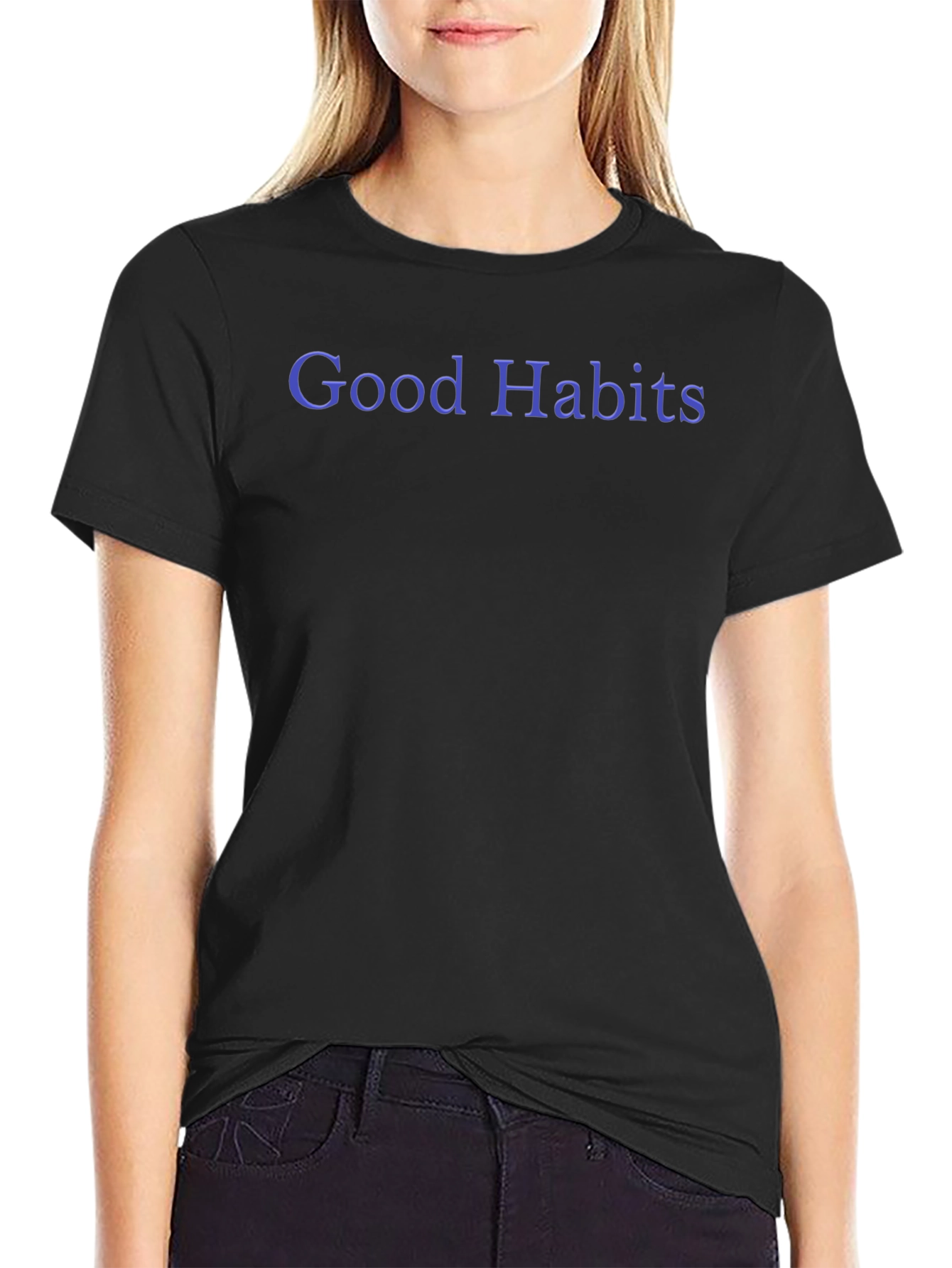 Good Habits Black T-Shirt