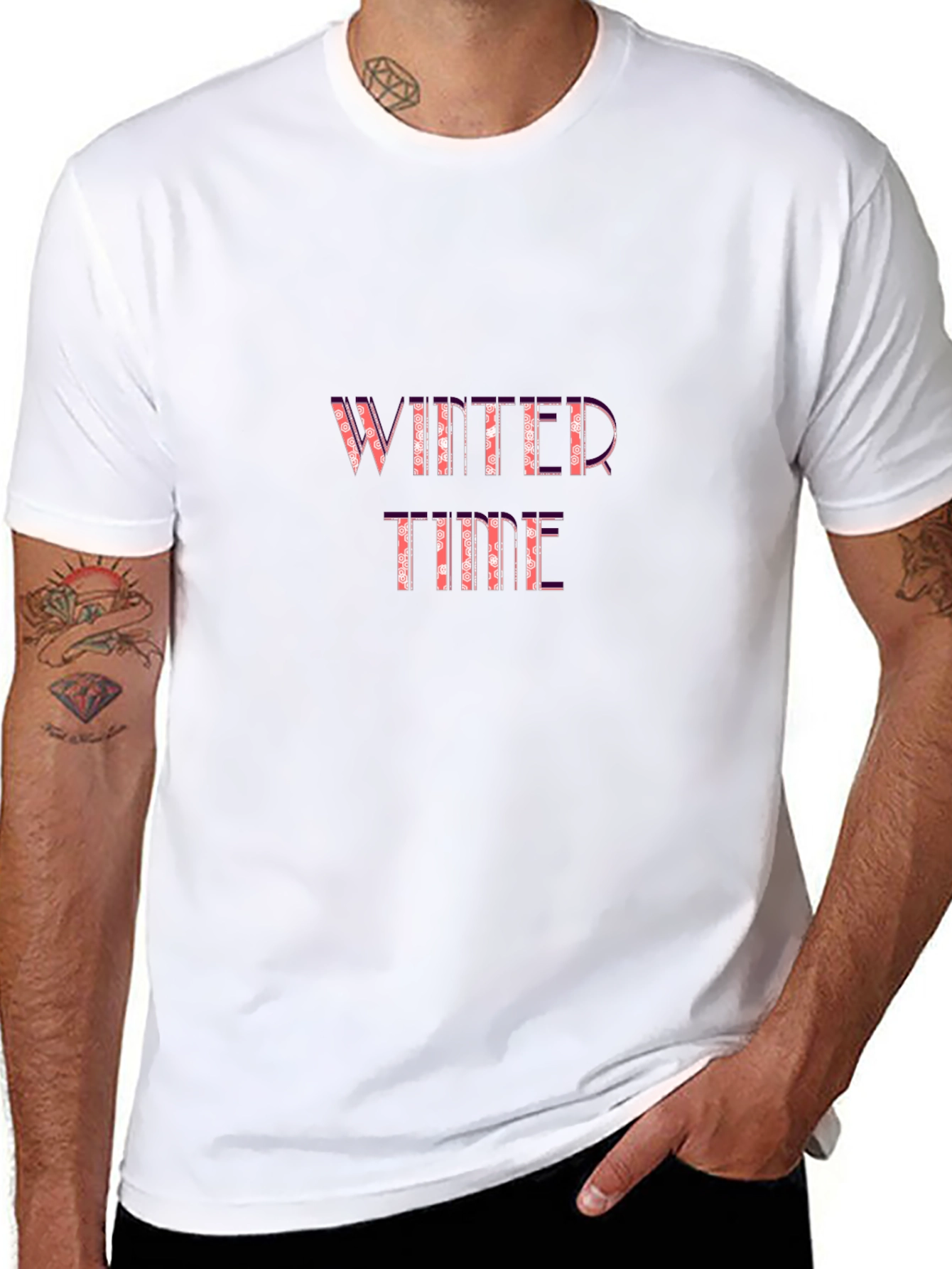 Winter Time Graphic Tee - Stylish Comfort