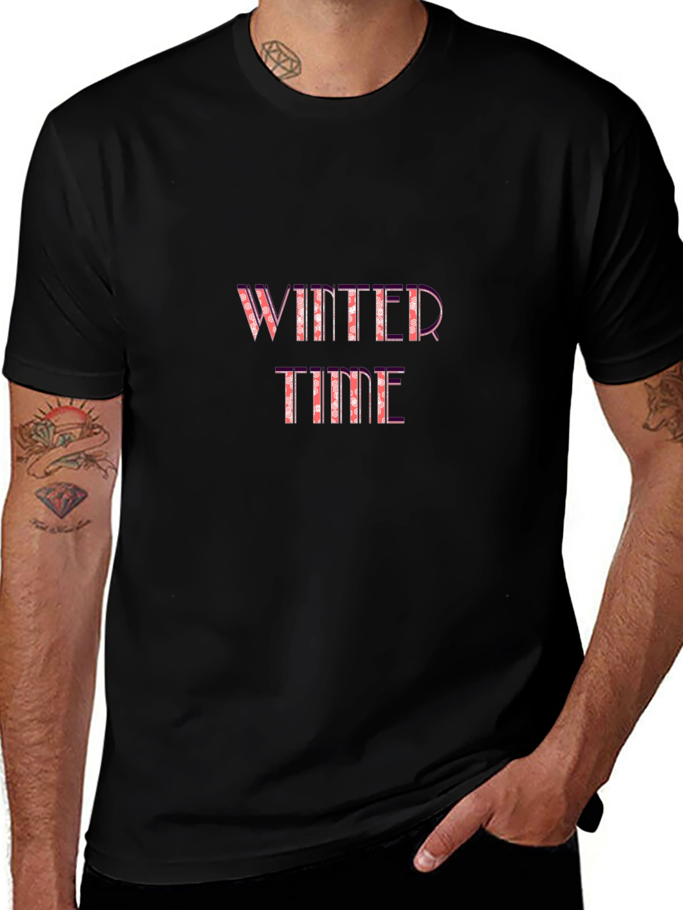 Winter Time Graphic Tee - Stylish Comfort