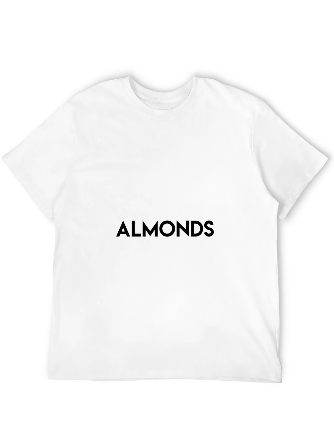 Almonds Graphic Black T-Shirt - Modern Casual Wear