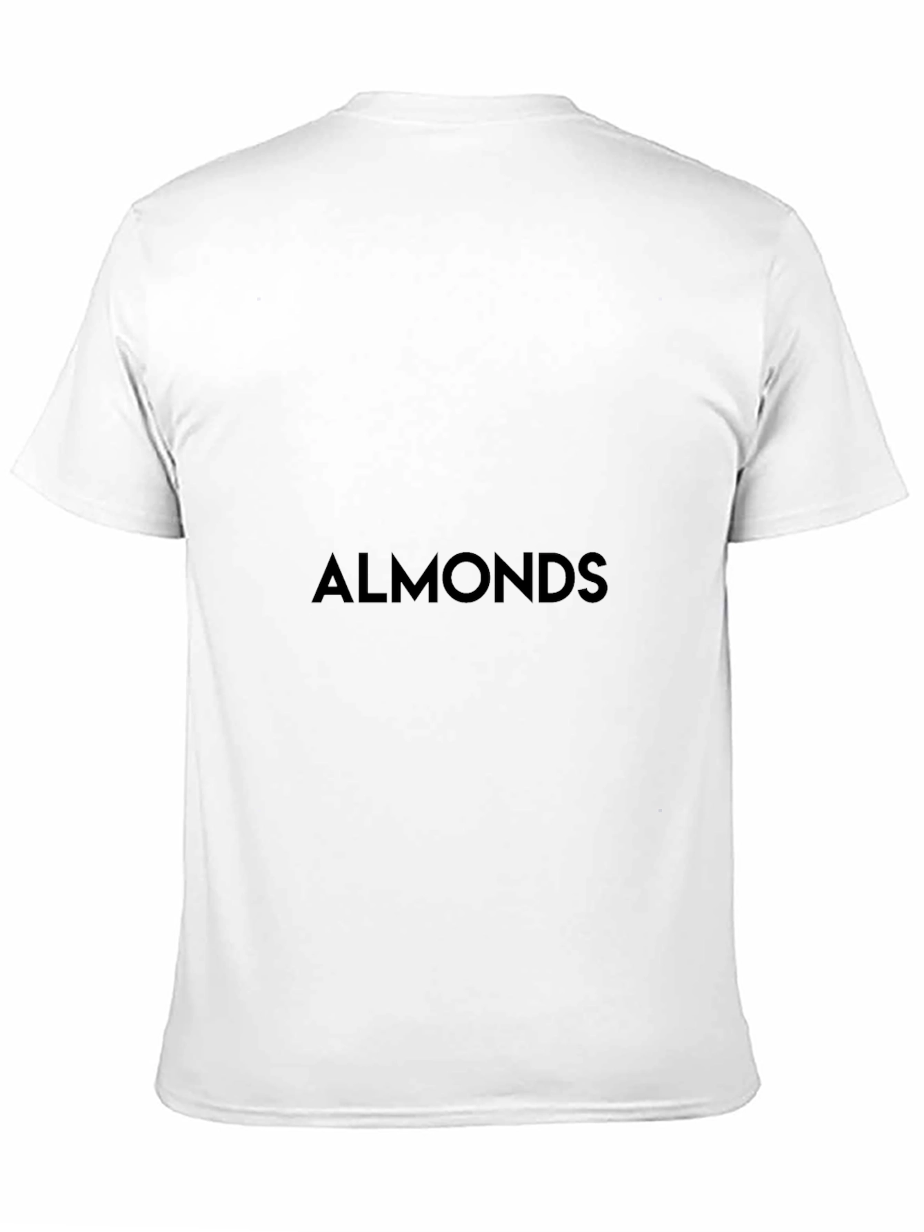 Almonds Graphic Black T-Shirt - Modern Casual Wear