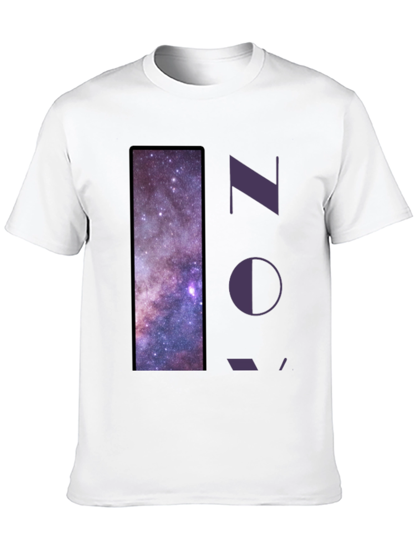 Nebula Print Graphic Tee - Stylish Unisex T-Shirt
