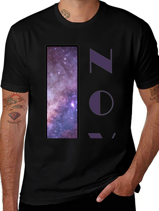 Nebula Print Graphic Tee - Stylish Unisex T-Shirt