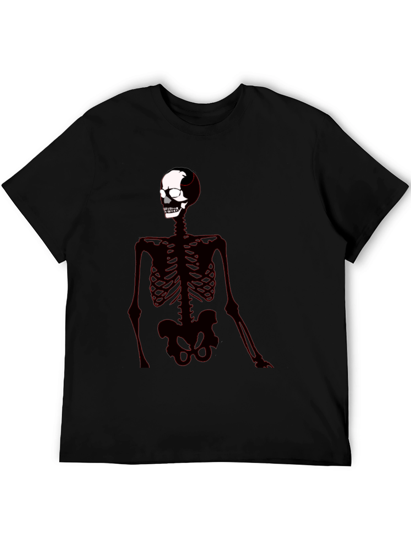 Skeleton Graphic Tee - Black