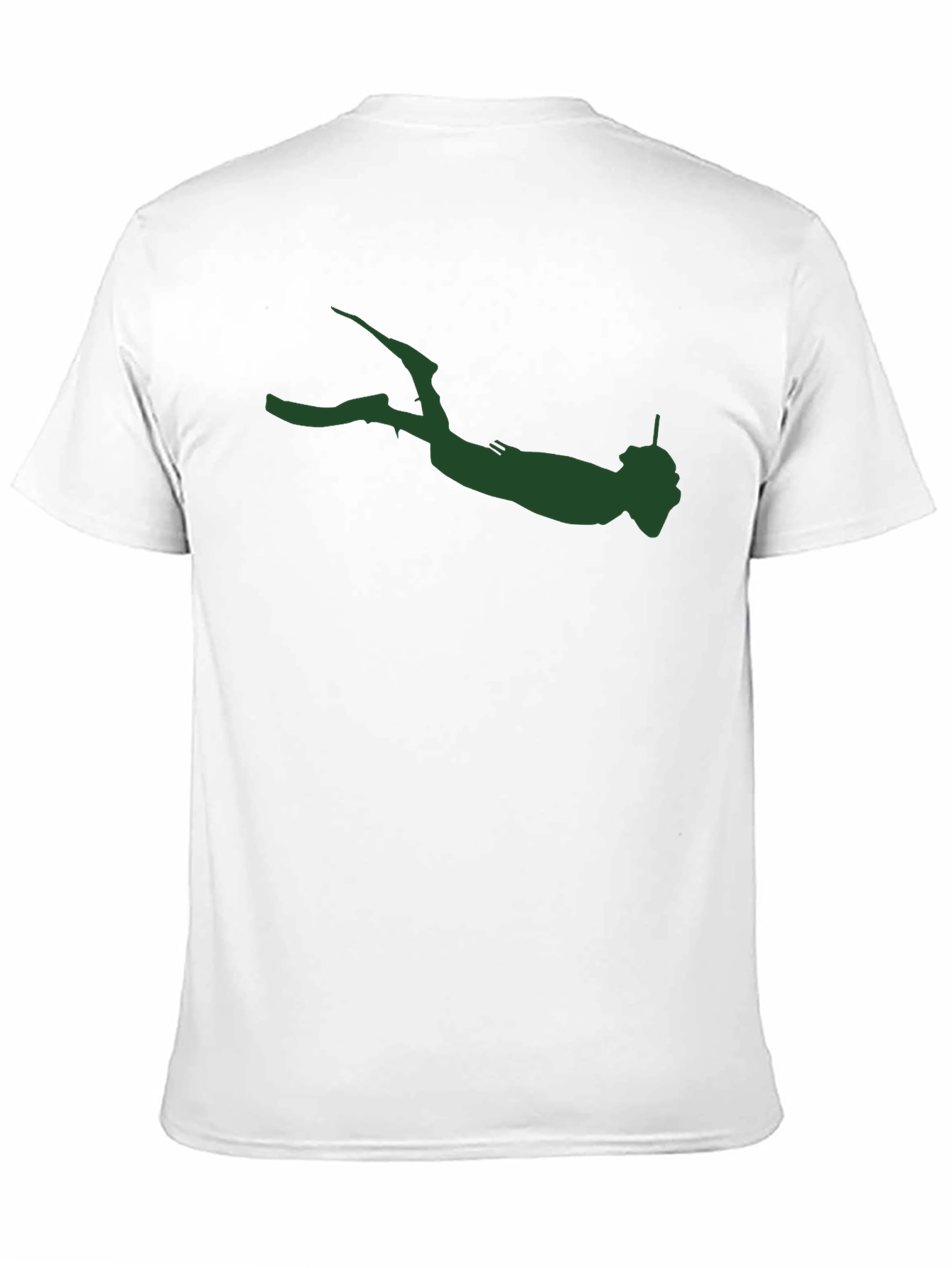 Diver Silhouette Graphic Tee - Mens Black T-Shirt